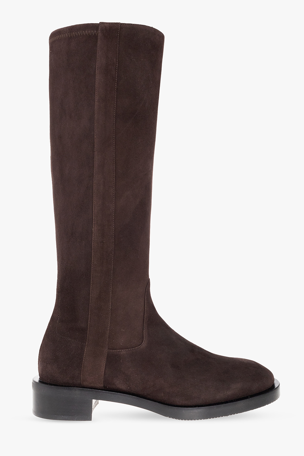 Brown Sadie suede boots Stuart Weitzman IetpShops TW Naomi